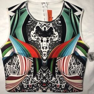 Clover Canyon Paisley Neoprene Top